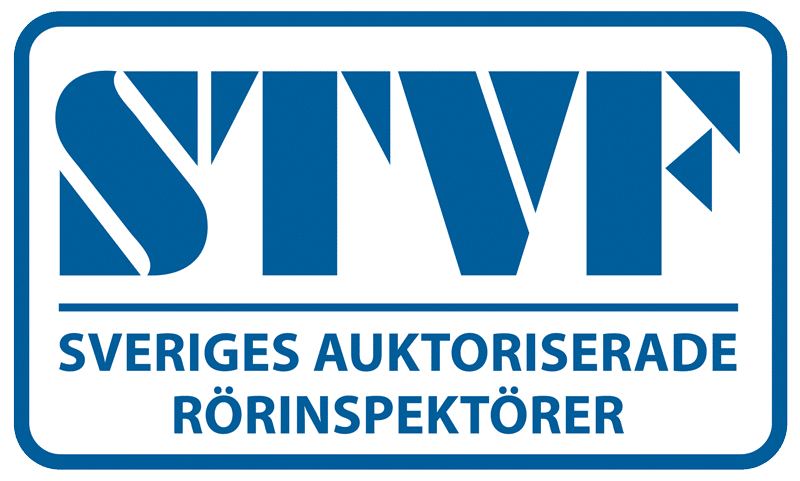 stvf stvfs rörinspektion logotyp